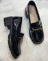 Round Toe Chunky Block Heeled Loafers